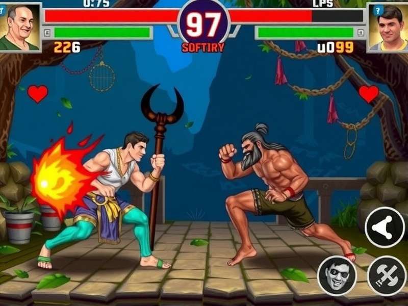 Intense Food-Themed Combat in Goan Biryani Beatdown Goan Biryani Beatdown Combat Screen