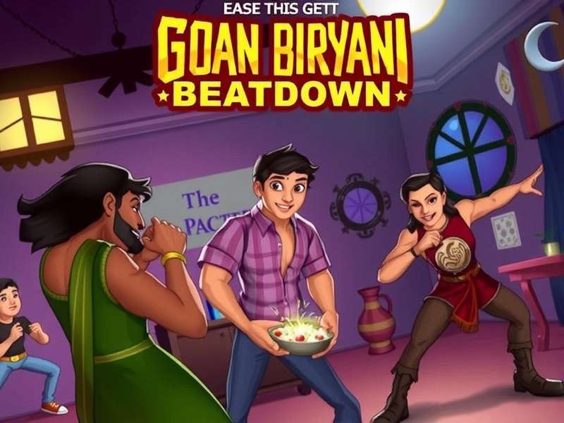 Goan Biryani Beatdown - The Ultimate Indian Beat 'Em Up Game Goan Biryani Beatdown Game Cover